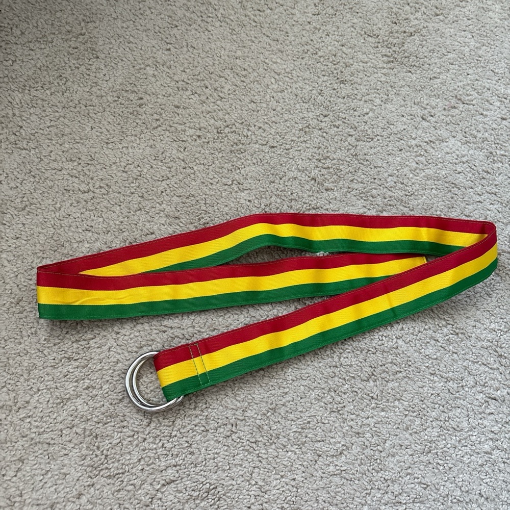 Vineyard Vines Red, Yellow, and Green Belt
